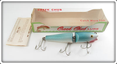 Vintage Creek Chub Mullet Jointed Darter Lure In Box 4907W 