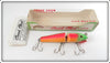 Vintage Creek Chub Rainbow Fire Jointed Darter In Box 4931