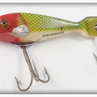 Vintage Heddon Red Head Perch Saltwater Special Florida Lure 509LRH