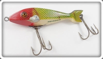 Vintage Heddon Red Head Perch Saltwater Special Florida Lure 509LRH