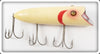 Vintage Heddon Silver Salmon White Red Gills Basser Lure S8502M