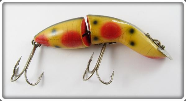 Vintage Heddon Strawberry Spotted Baby Gamefisher Lure 5400S 