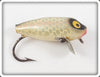 Vintage Heddon Shiner Scale Wooden Fly Rod River Runtie Lure 759P