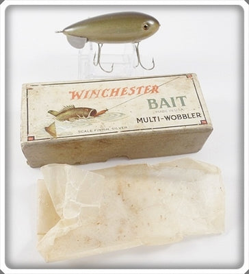 Vintage Winchester Bait Scale Finish Silver Multi Wobbler Lure 9202