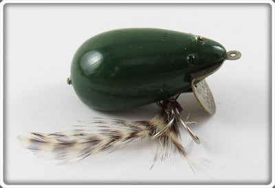 Vintage Erwin Weller Green Mouse Lure 
