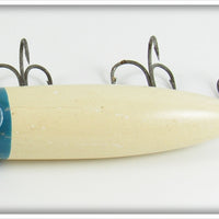 South Bend Blue Head White Body No Eye Bass Oreno In Box 973 BH