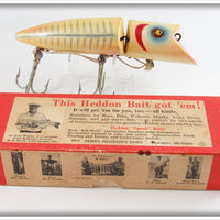 Heddon Blue Pearl Shore Minnow King Zig Wag Lure In Box 8369PLXB