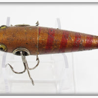 The Charmer Minnow Co Gold & Red Charmer Minnow