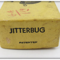 Arbogast Green Scale Plastic Lip Jitterbug In Box
