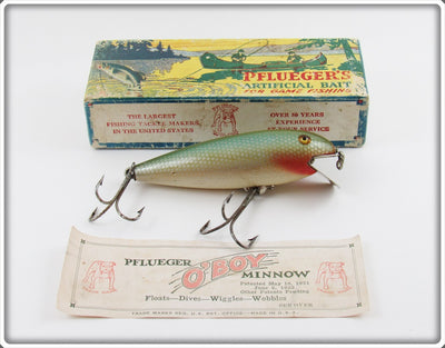 Pflueger Natural Chub Scale O'Boy In Correct Box With Insert 5407 Nat Chub Scale
