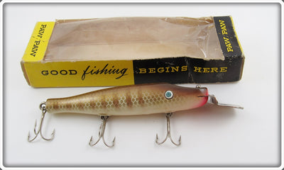 Paw Paw Pike Scale Rhinestone Eyes Deep Diver Piky Getum In Correct Box 2807