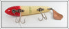 Heddon Red & White Musky Flaptail In Box