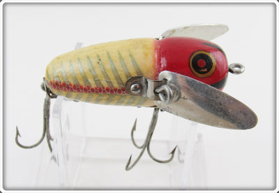 Heddon Red & White Shore Crazy Crawler