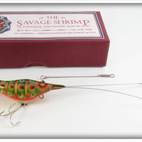 Jan Cummings The Savage Shrimp Grass Flat Special Lure In Box 