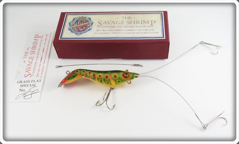Jan Cummings The Savage Shrimp Grass Flat Special Lure