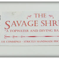 Jan Cummings The Savage Shrimp Grass Flat Special In Box