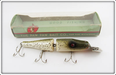 Paw Paw Silver Flitters Rhinestone Eyes Deep Diver Jointed Piky Getum