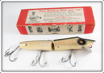 Heddon Shiner Scale Jointed Musky Vamp 7359P In Box
