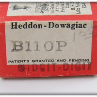 Heddon Shiner Scale Wood Midgit Digit In Box