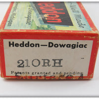 Heddon White Red Head 210 Surface In Box