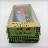 Heddon Rainbow Chrome Hedd Plug Sealed In Box 8800 VRB