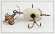 Vintage Shakespeare Solid White Whirlwind Spinner Lure 