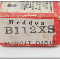 Heddon White Shore Wood Midgit Digit In Box