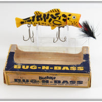 Buckeye Bait Corp Yellow Coachdog Bug N Bass Lure In Crappie Box