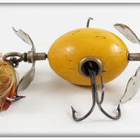 Vintage Shakespeare Solid Yellow Whirlwind Spinner Lure