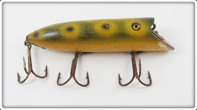 Vintage Heddon Frog Spot Head On Basser Lure 8509B 