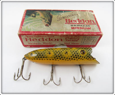Heddon Frog Scale Head On Basser In Box 8502