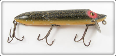 Vintage Heddon Green Crackleback Vamp Lure 7500 GCB