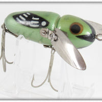 Vintage Heddon Glow Worm Crazy Crawler Lure 2100 GW 