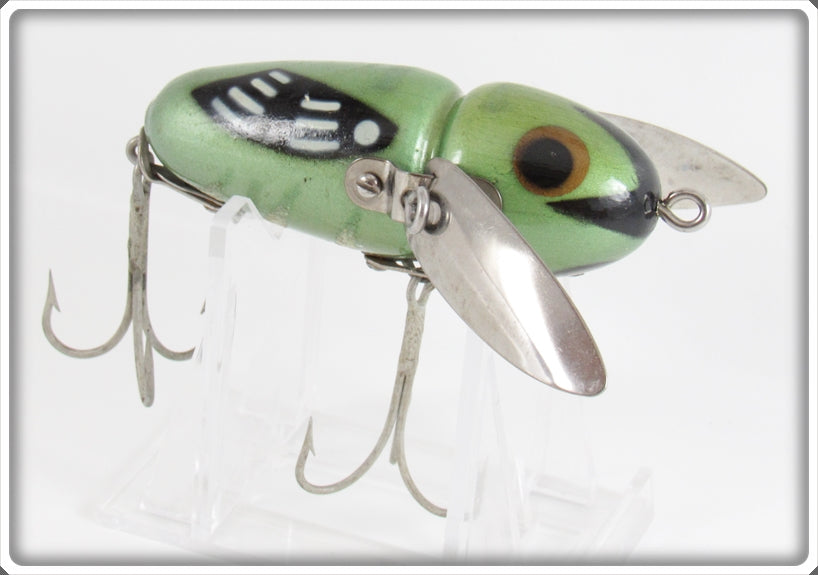 Vintage Heddon Glow Worm Crazy Crawler Lure 2100 GW 