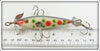 Pflueger Red And Green Spots Three Hook Neverfail Minnow 3169