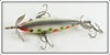 Pflueger Red And Green Spots Three Hook Neverfail Minnow 3169