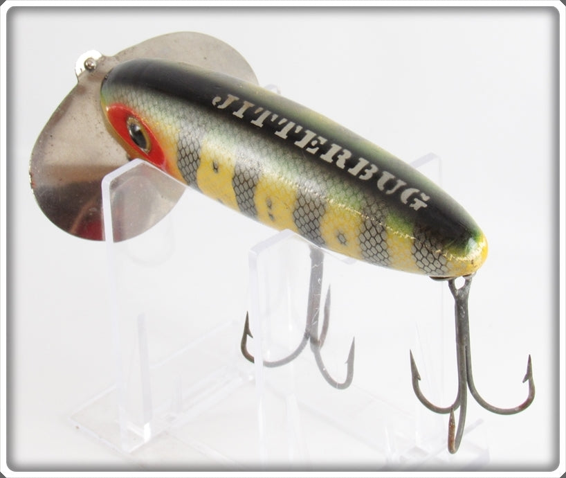 Vintage Fred Arbogast Perch Musky Jitterbug Lure In Box For Sale