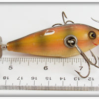 Heddon Straight Bar Yellow Perch 100 Dowagiac Minnow 109A