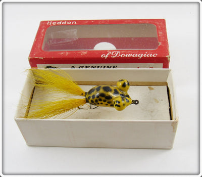 Heddon Yellow Frog Pop Eye Frog In Correct Box 85YF