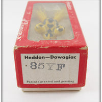 Heddon Yellow Frog Pop Eye Frog In Correct Box 85YF