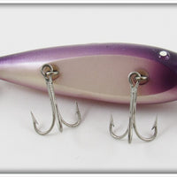 Vintage C.C.B.CO. Creek Chub Purple Plastic Injured Minnow Lure 1511 Special