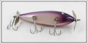 Vintage C.C.B.CO. Creek Chub Purple Plastic Injured Minnow Lure 1511 Special