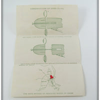 Pflueger Black Body Red Head Globe In Box