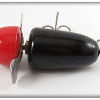 Pflueger Black Body Red Head Globe In Box