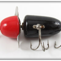 Pflueger Black Body Red Head Globe In Box