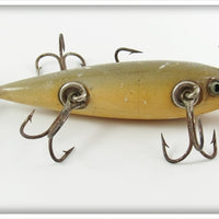 Vintage Pflueger Slate Back Neverfail Five Hook Minnow Lure 3172