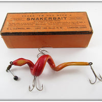 R.L. Clewel Red & Yellow Snakerbait In Correct Box