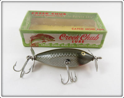 Creek Chub Silver Shiner Wood Spinning Injured Minnow 9503 Special