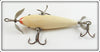 Pflueger Solid White Three Hook Neverfail Minnow 3180