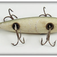 Pflueger White With Blended Green Back Early Neverfail Minnow